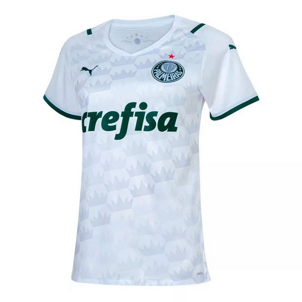 Camiseta Palmeiras Segunda Equipación Mujer 2021-2022 Blanco